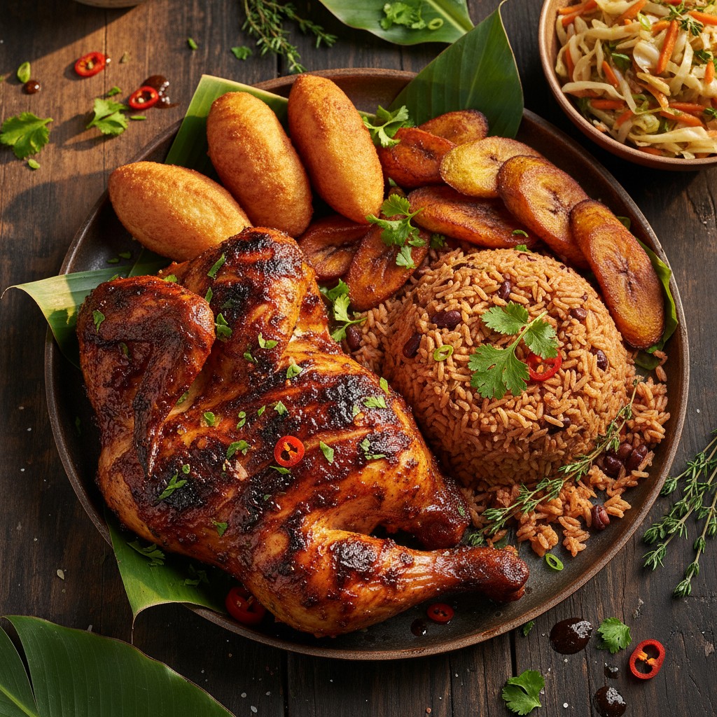 Norma's Jamaican jerk feast