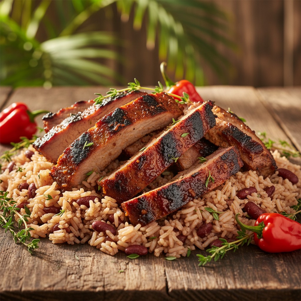 Jerk pork